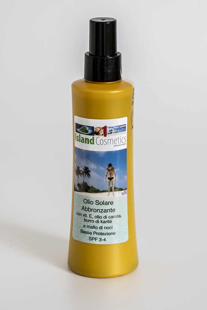 Island Cosmetics - Olio solare abbronzante