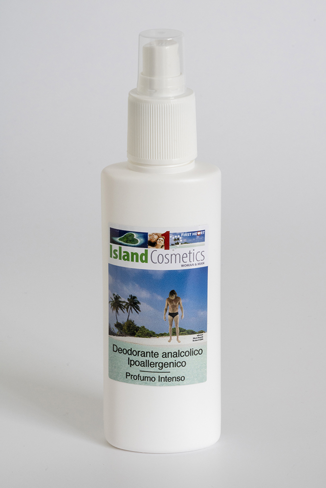 Island Cosmetics - Deodorante analcolico ipoallergenico